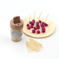 Discount Sale Disposable 2.0X65mm Bamboo Wooden Toothpicks In Bottle